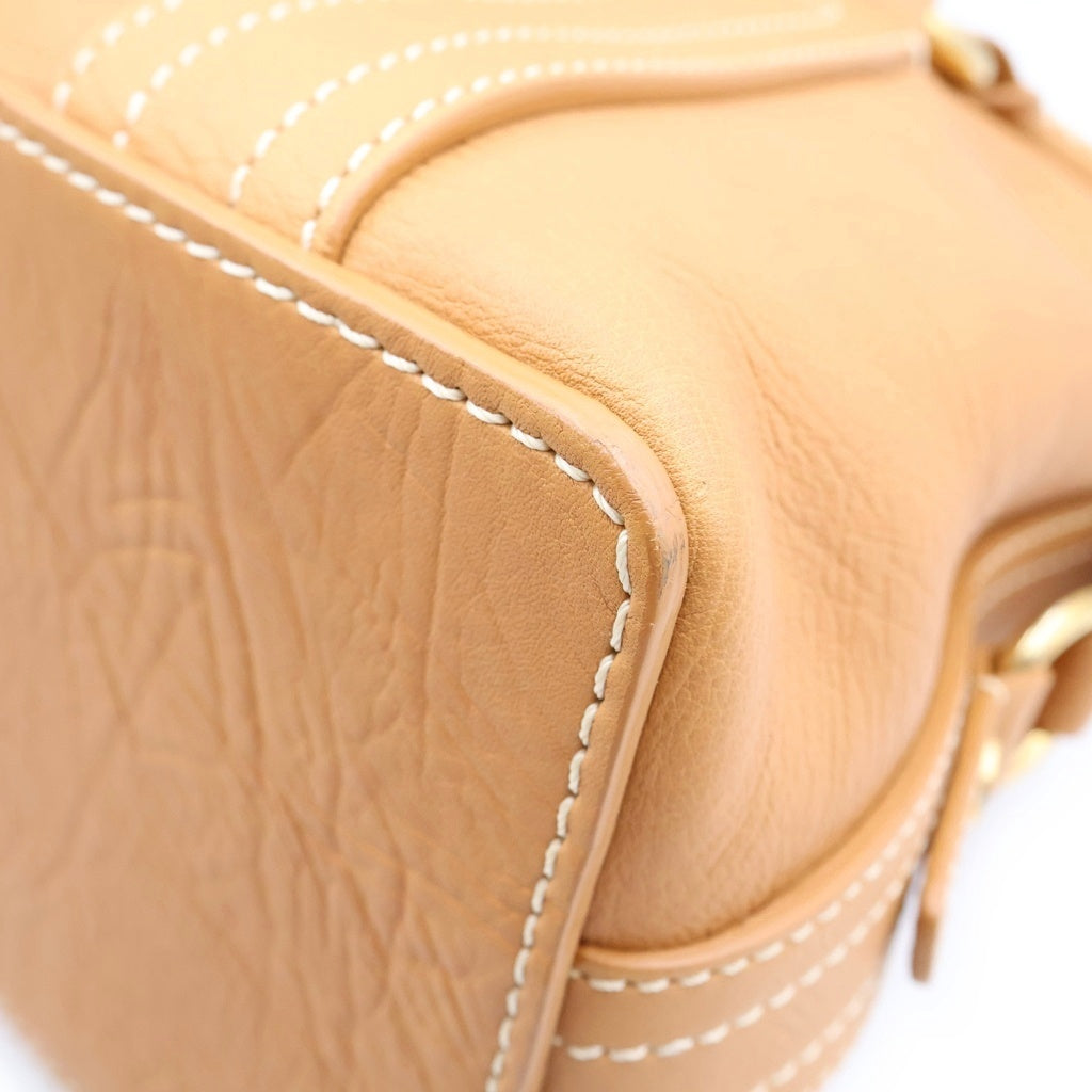 CELINE(セリーヌ) ブギーバック ハンドバッグ ブラウン レザー ゴールド金具 レディース
