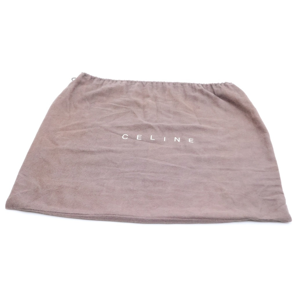 CELINE(セリーヌ) ブギーバック ハンドバッグ ブラウン レザー ゴールド金具 レディース