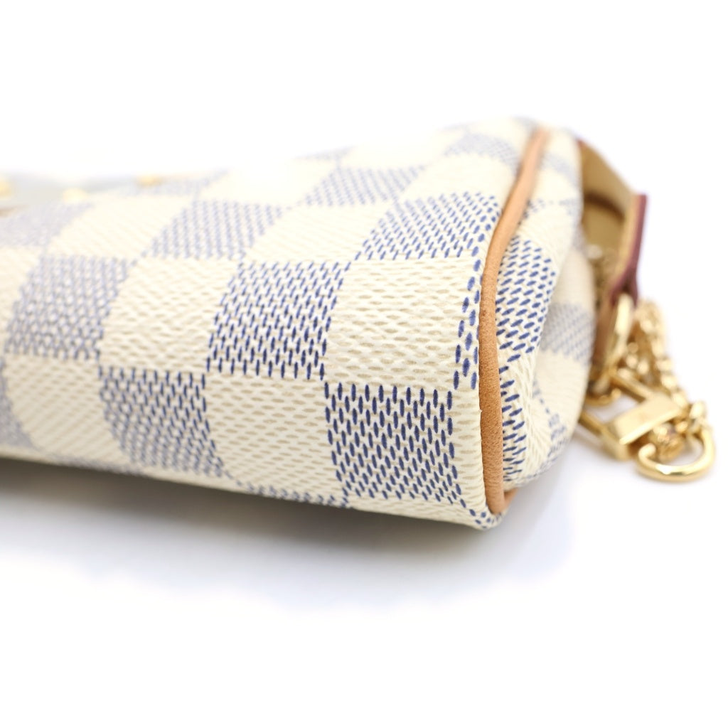 LOUIS VUITTON(ルイヴィトン) エヴァ ショルダーバッグ ダミエアズール PVCレザー ホワイト N55214 レディース