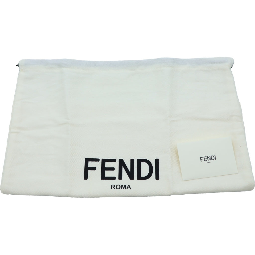 FENDI(フェンディ) シンプリー ショルダーバッグ FFロゴ レザー ライトブラウン 8BR829 レディース