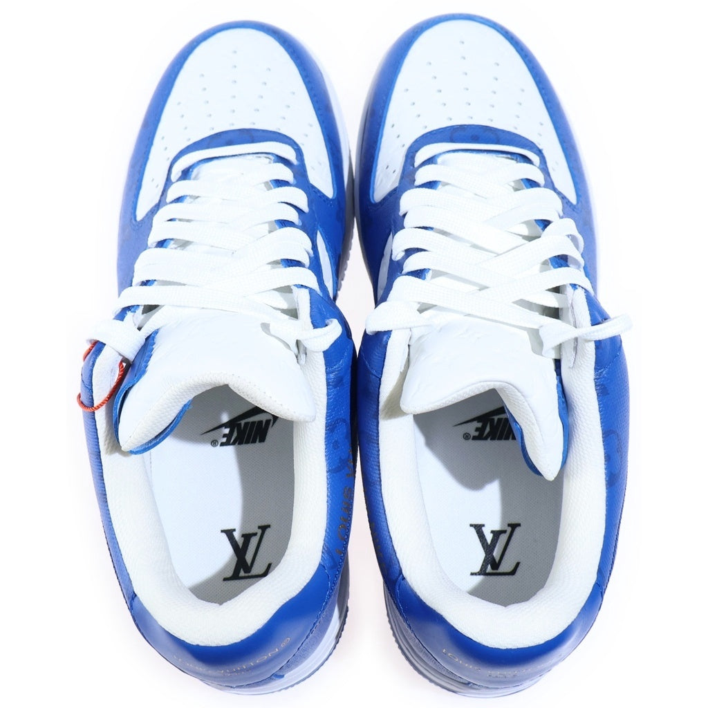 LOUIS VUITTON(ルイヴィトン) × Nike Air Force 1 Low by Virgil Abloh White Team Royal Blue ヴァージル・アブロー ホワイト & チームロイヤルブルー スニーカー 1A9VAO