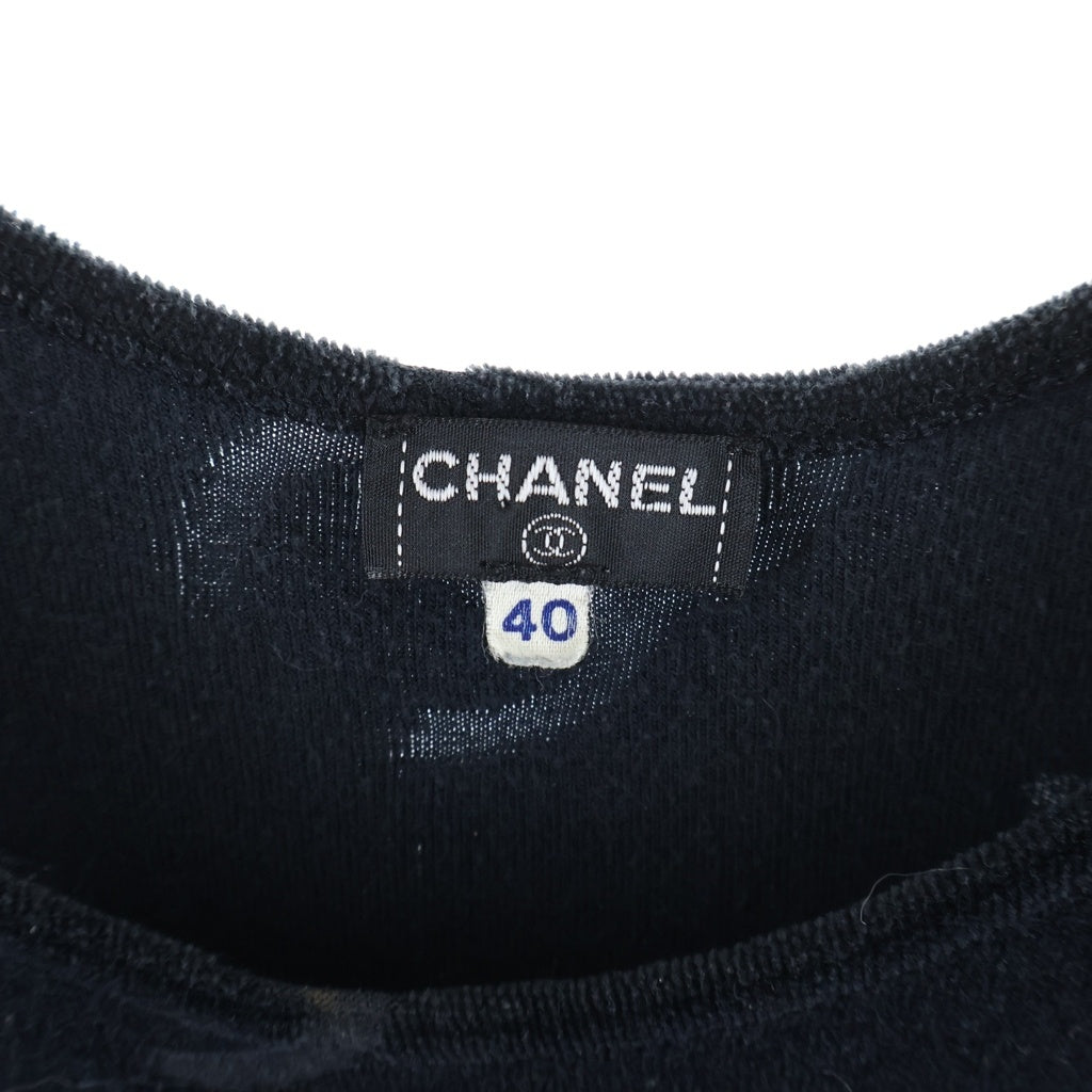 CHANEL(シャネル) ココマーク タントップ ワンピース コットン ブラック レディース