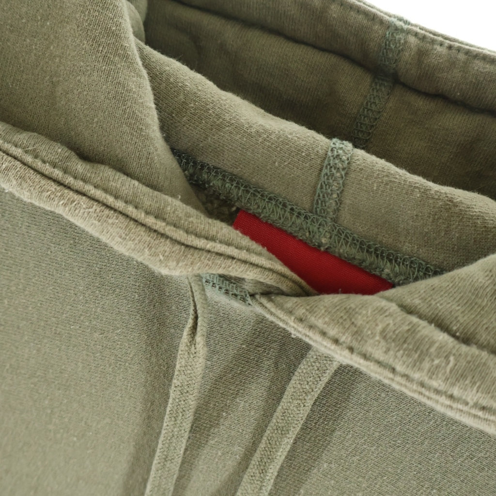 SUPREME(シュプリーム) Small Box Logo Hooded Sweatshirt スモールボックスロゴ刺繍 プルオーバー スウェットパーカー フーディー カーキ