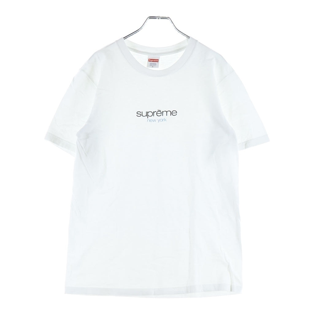 SUPREME(シュプリーム) 22SS Classic Logo Tee クラシック ロゴプリント 半袖Tシャツ カットソー ホワイト