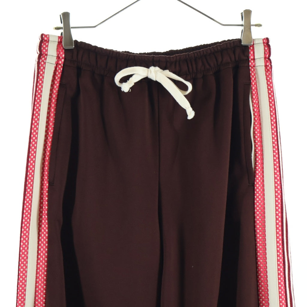 GUCCI(グッチ) Side Line Track Pants サイドライン トラックパンツ ジョガーパンツ Gロゴ刺繍 ブラウン系 587398 XJB0J レディース