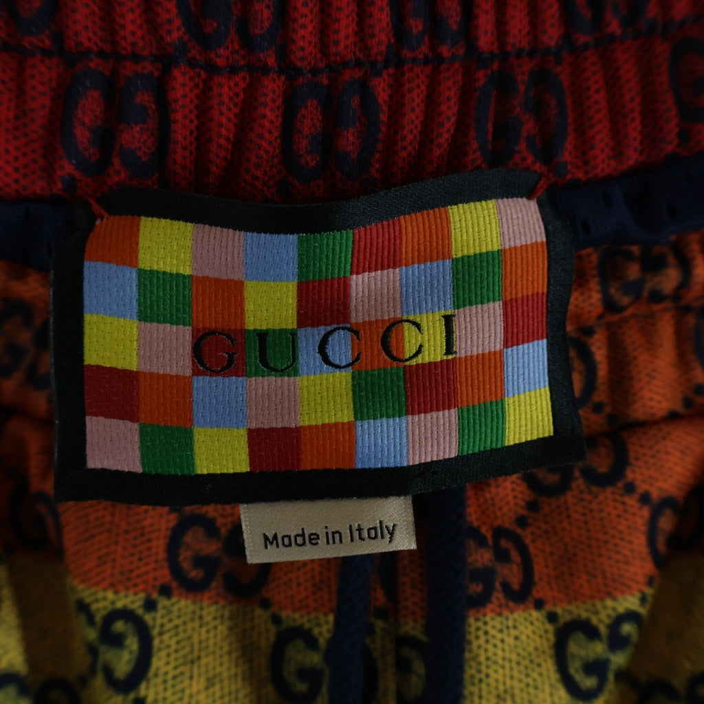 GUCCI(グッチ) 21SS Multicolor Lacing Shorts マルチカラー レーシングショーツ ハーフ ショートパンツ GGロゴ 661176 XJDLP レディース