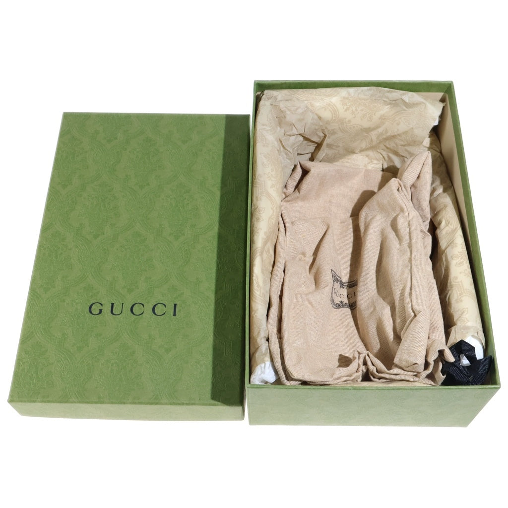 GUCCI(グッチ) インターロッキングG ヒールサンダル ゴールド #37 レディース