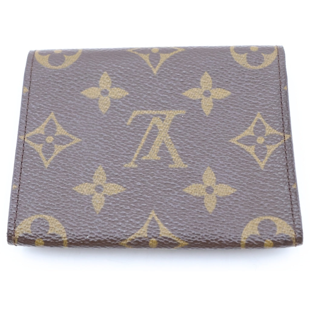 LOUIS VUITTON(ルイヴィトン) モノグラム アンヴェロップ カルト ドゥ ヴィジットコインケース コンパクトウォレット ブラウン PVCレザー M62920 レディース