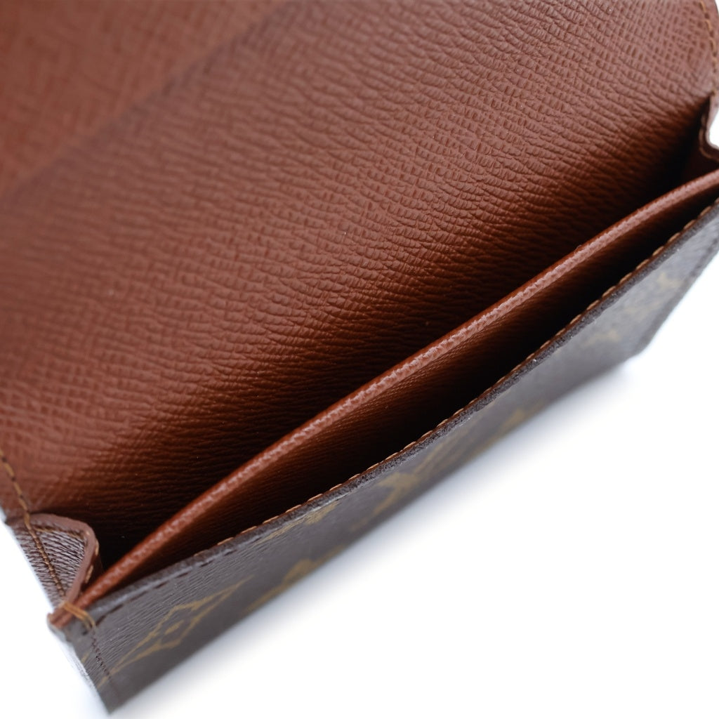 LOUIS VUITTON(ルイヴィトン) モノグラム アンヴェロップ カルト ドゥ ヴィジットコインケース コンパクトウォレット ブラウン PVCレザー M62920 レディース