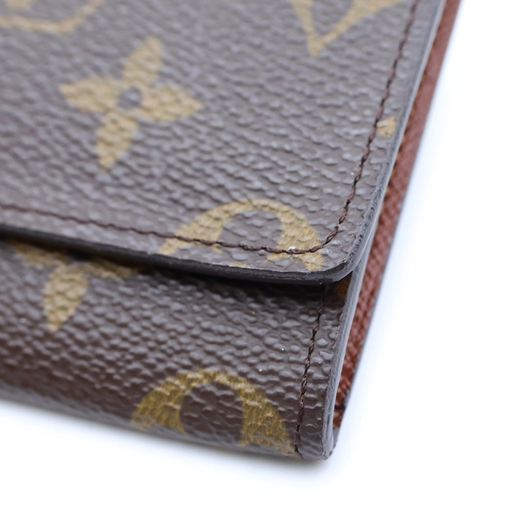 LOUIS VUITTON(ルイヴィトン) モノグラム アンヴェロップ カルト ドゥ ヴィジットコインケース コンパクトウォレット ブラウン PVCレザー M62920 レディース