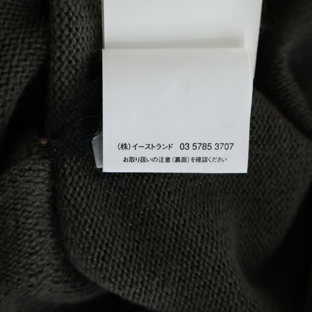 Rick Owens(リックオウエンス) 変形 ウール ロング 長袖ニット カーディガン カーキ レディース