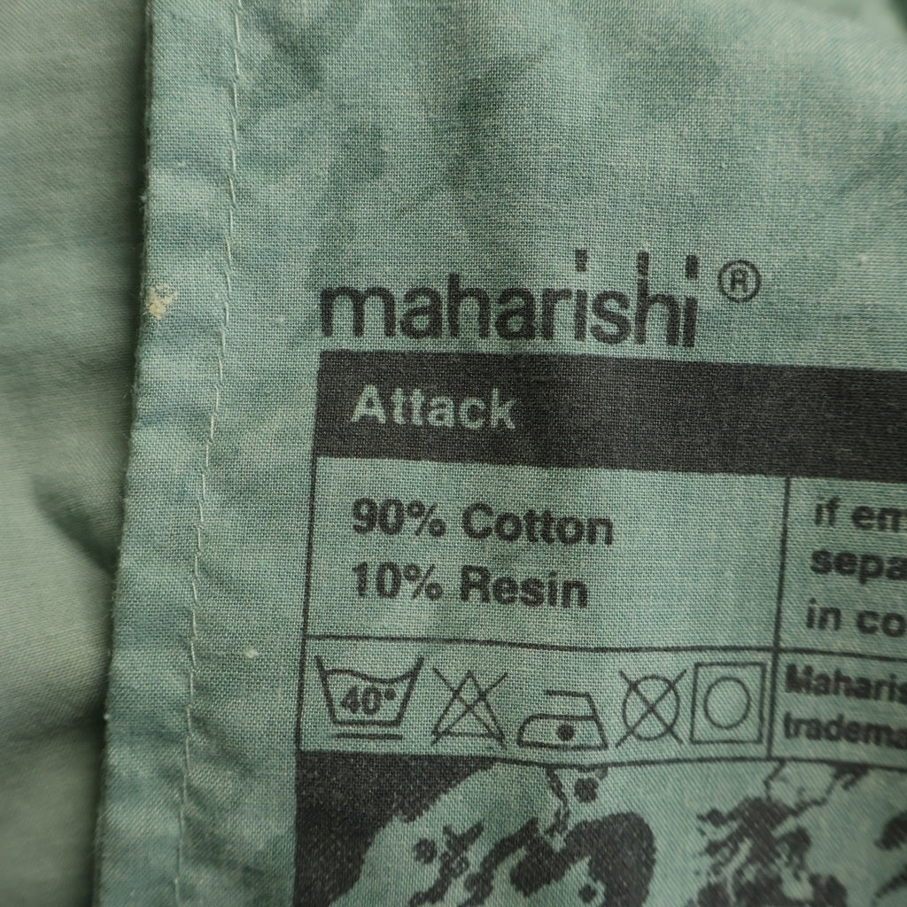 maharishi(マハリシ) Snopants スノパンツ 裾ドラゴン刺繍 ミリタリー パンツ グリーン レディース