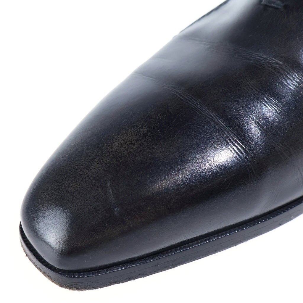 Berluti(ベルルッティ) ドレスシューズ 1アイレット カリグラフィ パティーヌ レザー ブラック/パープル