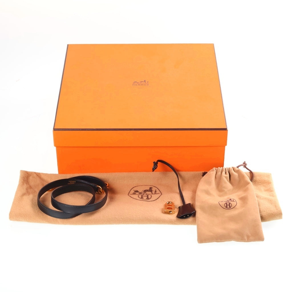 HERMES(エルメス) ケリー 32 2wayバッグ ハンドバッグ ブラック ボックスカーフ 〇Y刻印 ゴールド金具 レディース