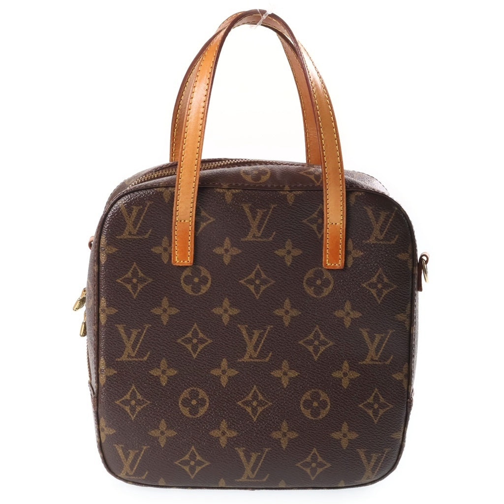 LOUIS VUITTON(ルイヴィトン) モノグラム スポンティーニ 2WAYハンドバッグ ショルダーバッグ ブラウン PVCレザー M47500 ゴールド金具 レディース