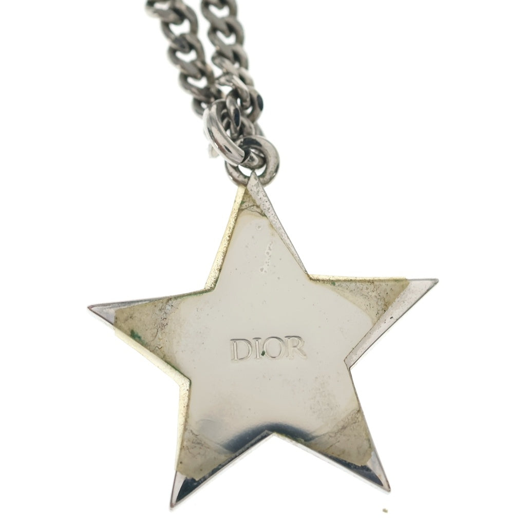 DIOR(ディオール) スターネックレス シルバー メタル