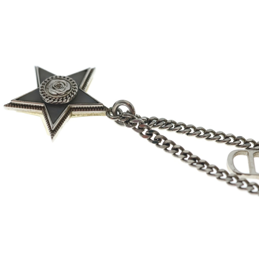DIOR(ディオール) スターネックレス シルバー メタル