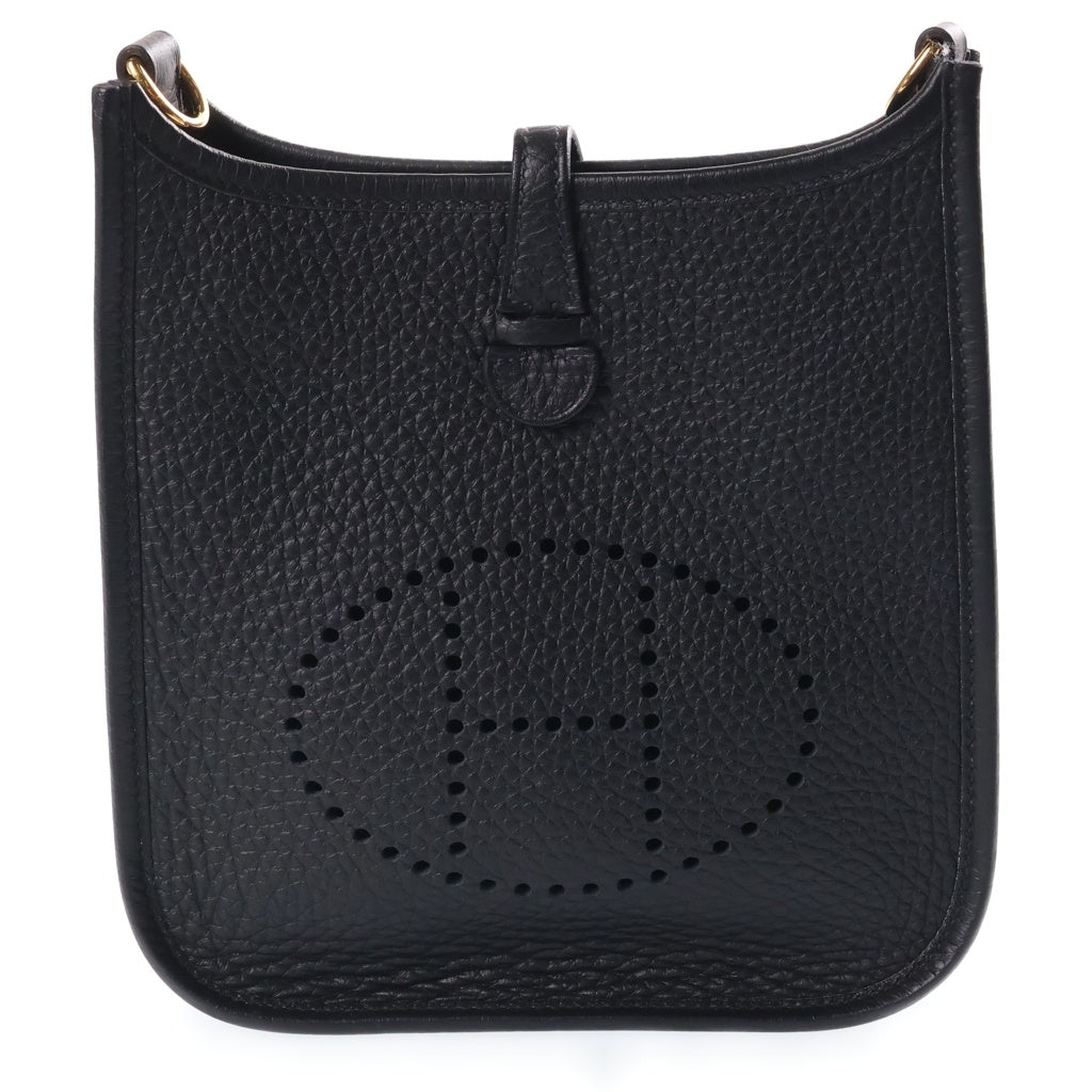 HERMES(エルメス) エヴリン アマゾンTPM ブラック トリヨンクレマンス ゴールド金具 W刻印 レディース