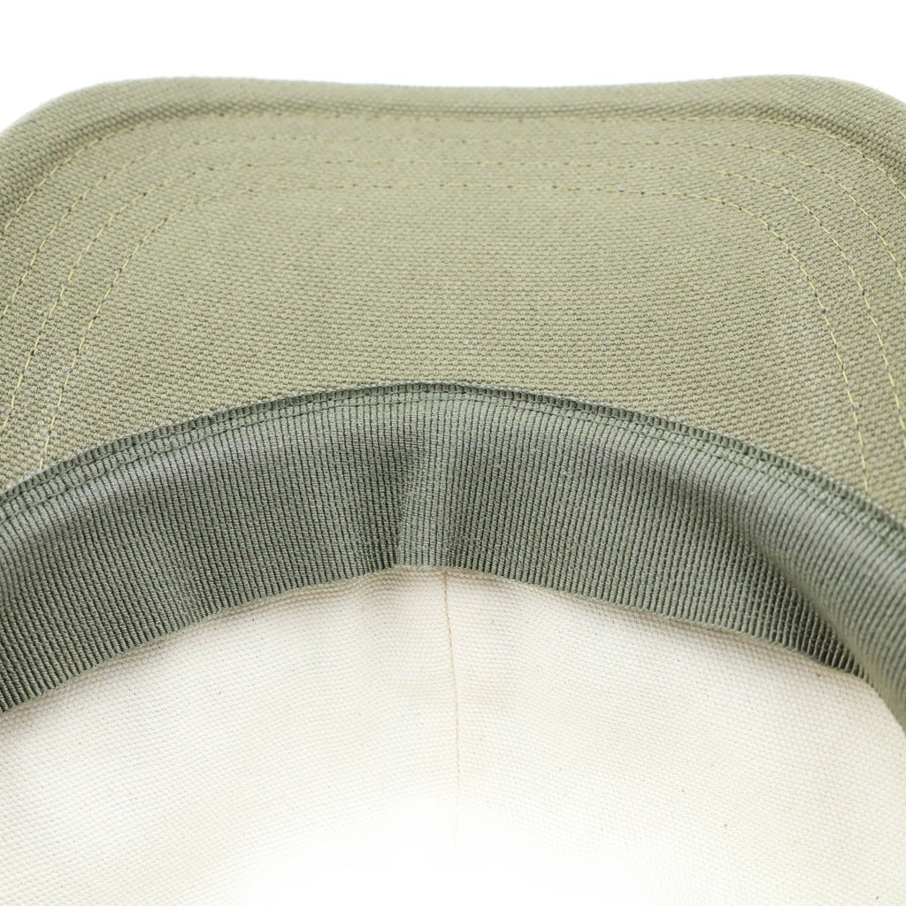 HERMES(エルメス) ロゴ ベースボールキャップ コットン カーキ 帽子 レディース