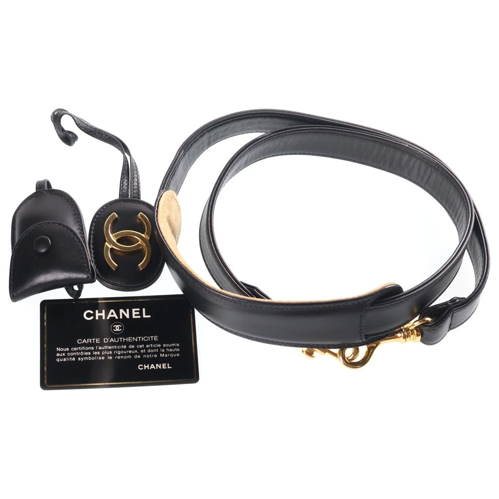 CHANEL(シャネル) マトラッセ ボストンバック 2wayショルダー ゴールド金具 ラムスキン ブラック レディース
