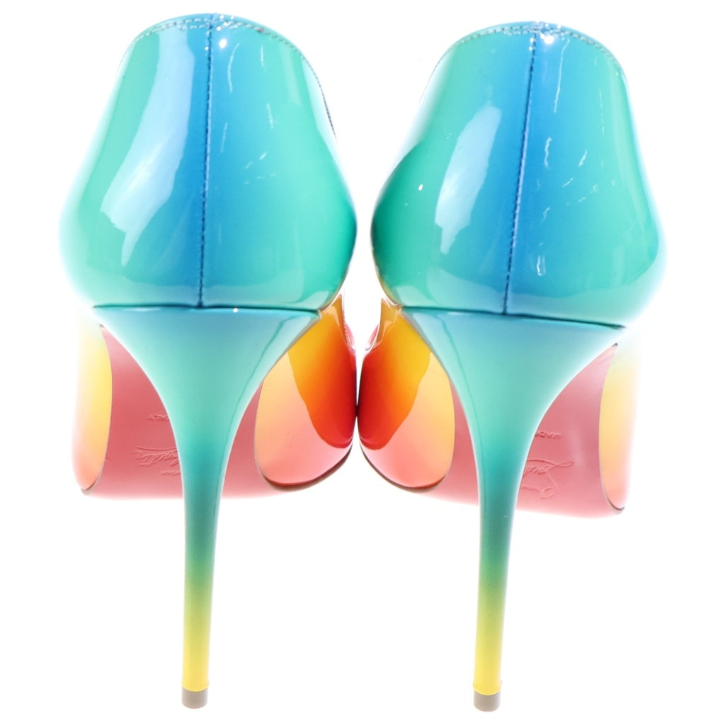 CHRISTIAN LOUBOUTIN(クリスチャンルブタン) ピガール フォリーズ 100 パンプス パテント レインボー/マルチカラー レディース