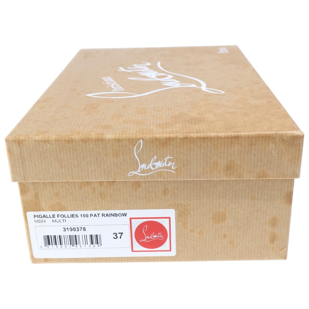 CHRISTIAN LOUBOUTIN(クリスチャンルブタン) ピガール フォリーズ 100 パンプス パテント レインボー/マルチカラー レディース
