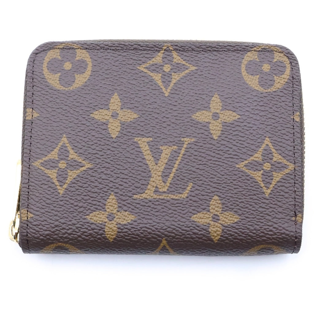 LOUIS VUITTON(ルイヴィトン) モノグラム ジッピーコインパース PVC レザー コンパクトウォレット 二つ折り財布 ブラウン M60067 RFID レディース