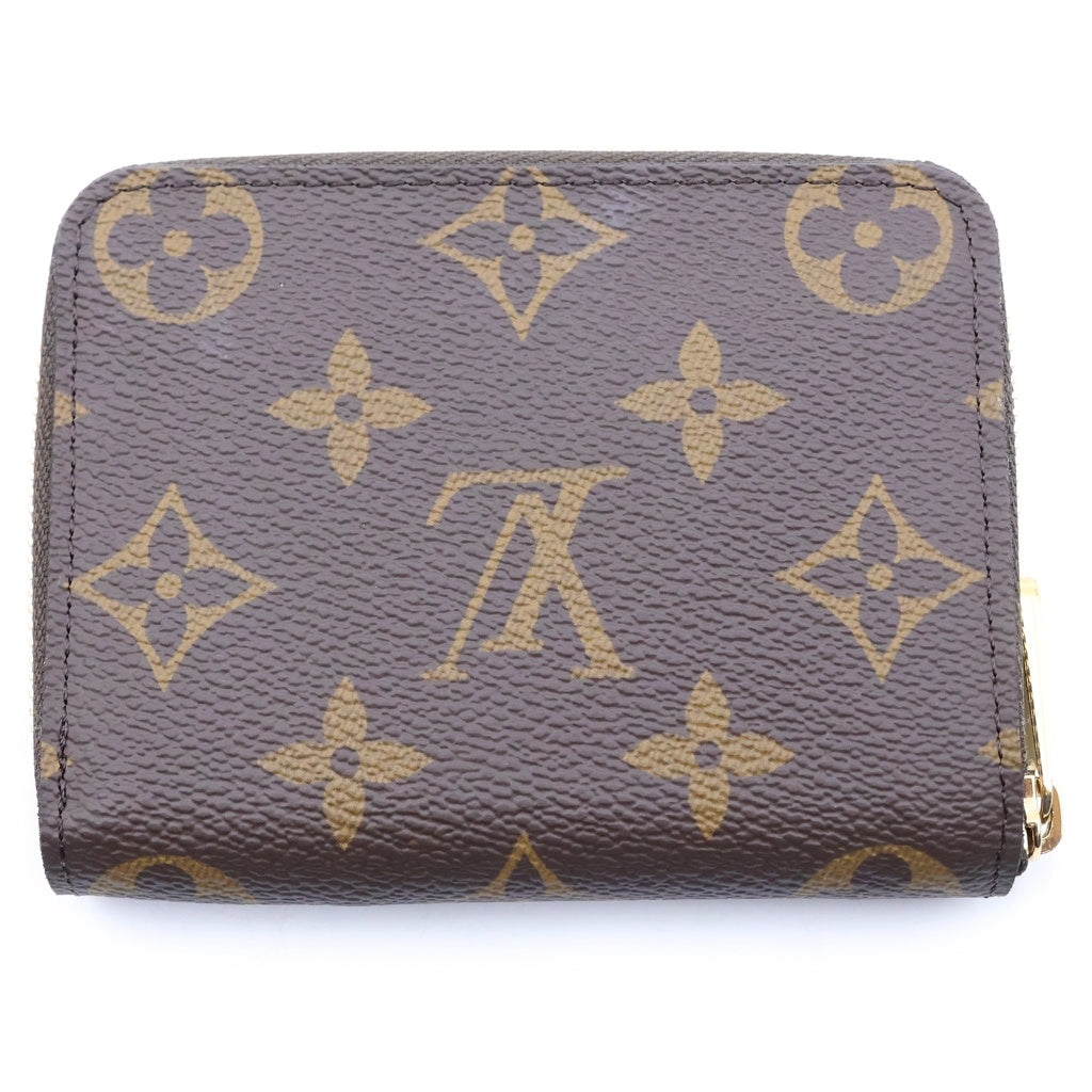 LOUIS VUITTON(ルイヴィトン) モノグラム ジッピーコインパース PVC レザー コンパクトウォレット 二つ折り財布 ブラウン M60067 RFID レディース