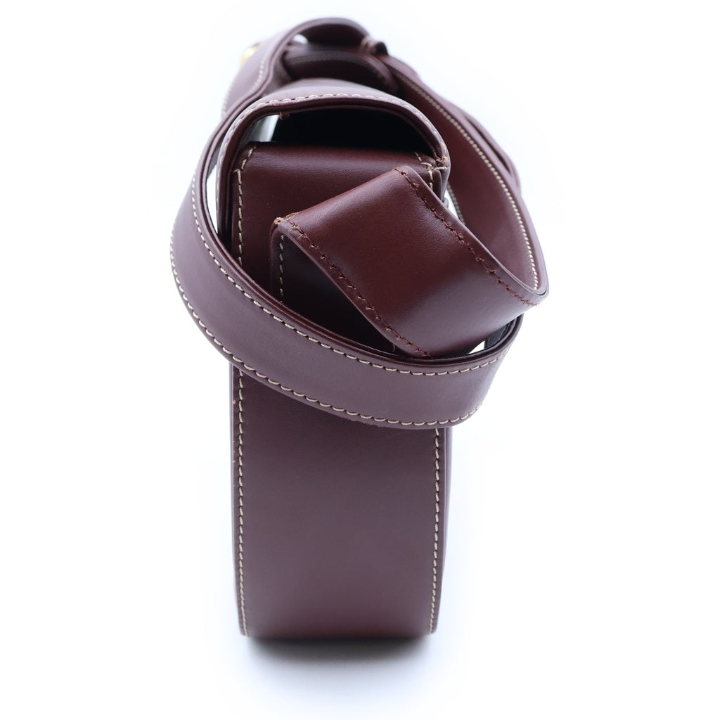 Cartier(カルティエ) カルティエ マスト ショルダーバッグ ミニバッグ ワインレッド ボルドー レザー ゴールド金具 レディース