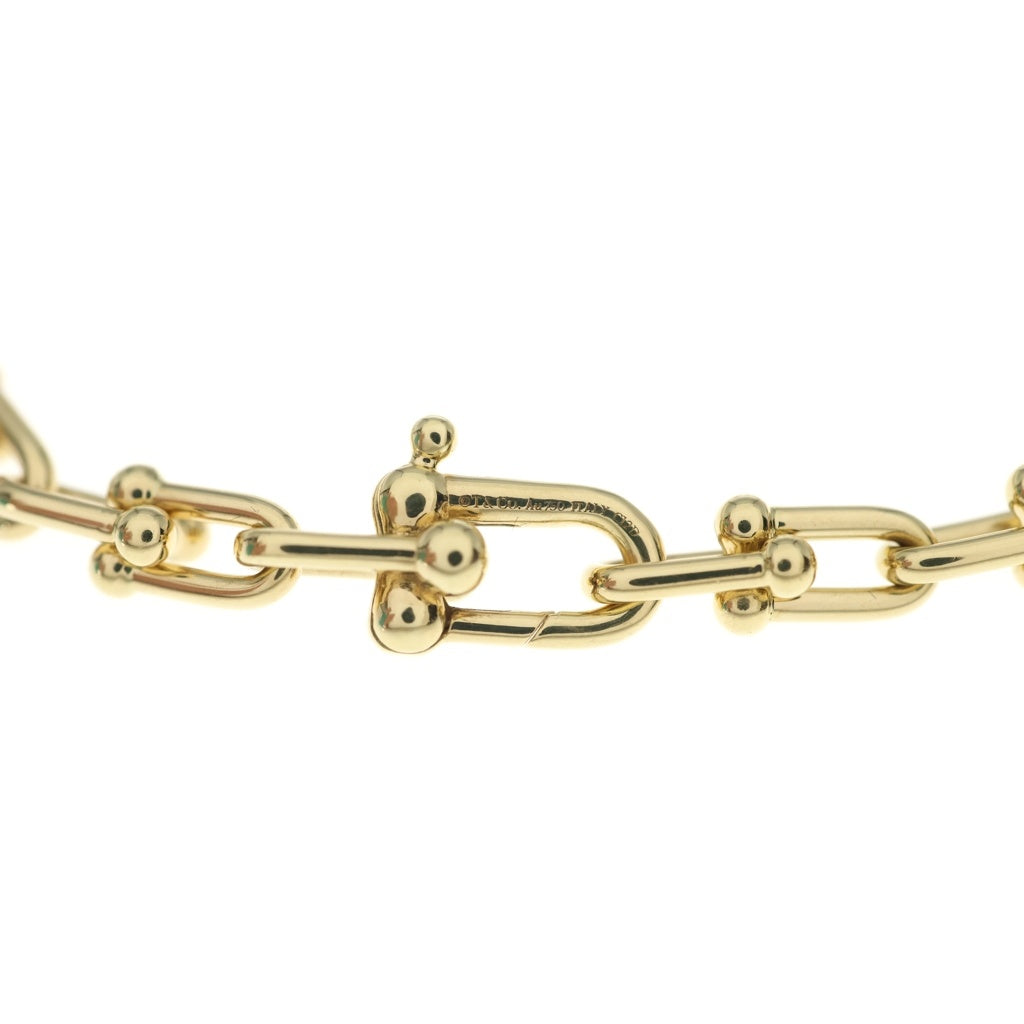 TIFFANY & Co.(ティファニー) ハードウェア スモールリンク チェーンブレスレット K18YG イエローゴールド レディース