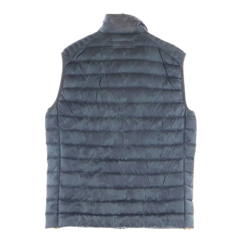 MICHAEL KORS(マイケルコース) 18AW Zip-Up Down Vest ジップアップダウンベスト 中綿 胸ロゴパッチ カモフラージュ柄 ダークグリーン MC47064C