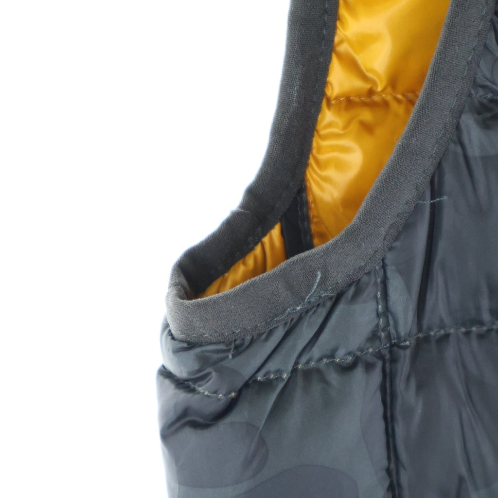 MICHAEL KORS(マイケルコース) 18AW Zip-Up Down Vest ジップアップダウンベスト 中綿 胸ロゴパッチ カモフラージュ柄 ダークグリーン MC47064C