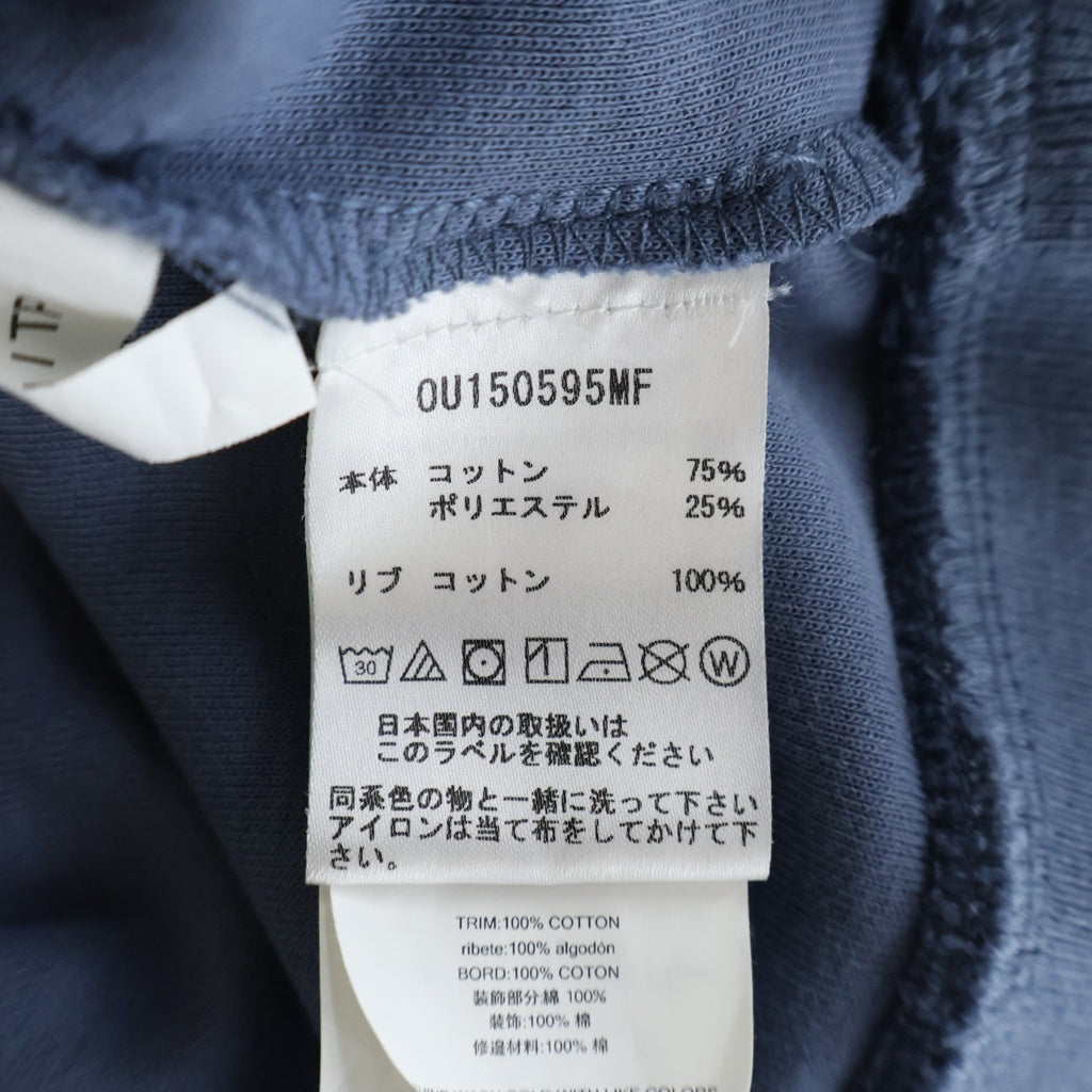 MICHAEL KORS(マイケルコース) NECK LOGO SWEAT ネックロゴ クルーネックスウェット トレーナー コットン ポリエステル ブルー 0U150595MF