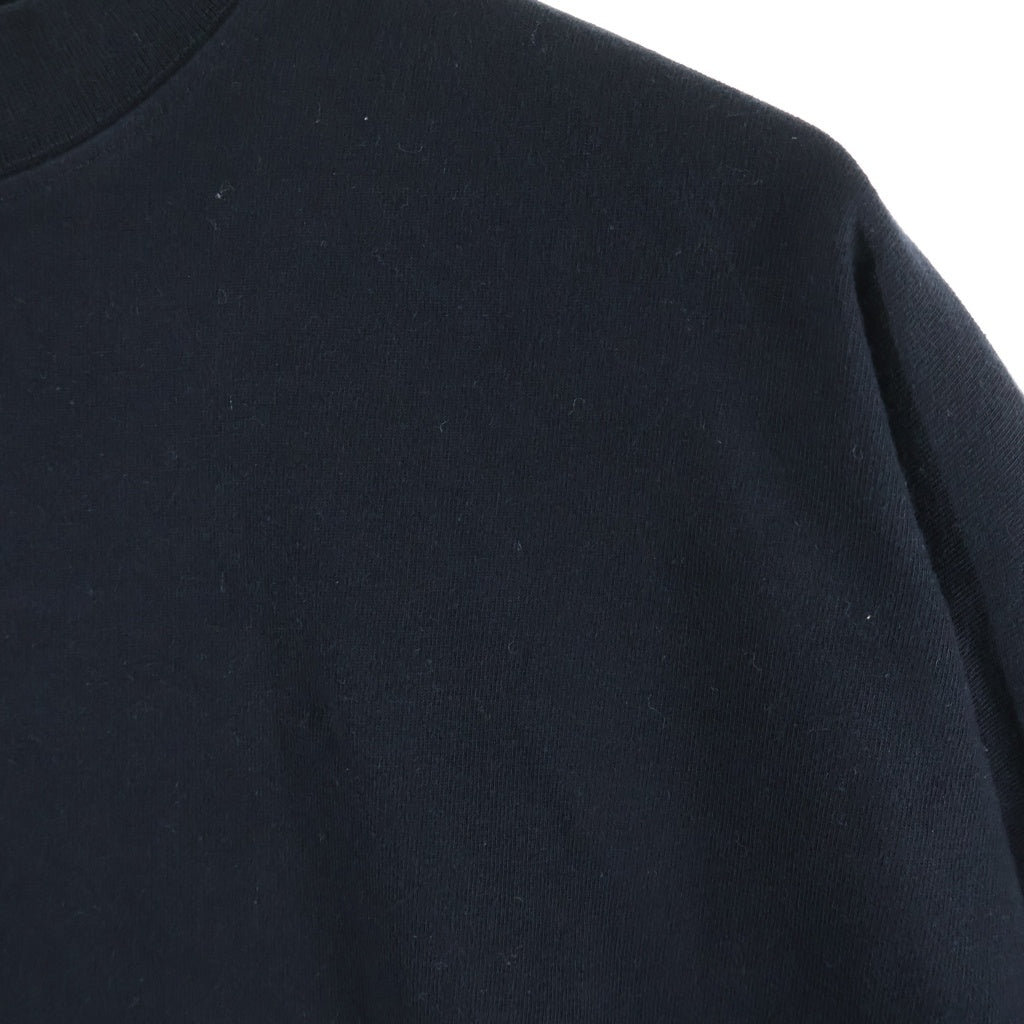 BALENCIAGA(バレンシアガ) 23SS ×adidas アディダス トレフォイル ロゴ刺繍 クルーネック 半袖Tシャツ カットソー ブラック 723976