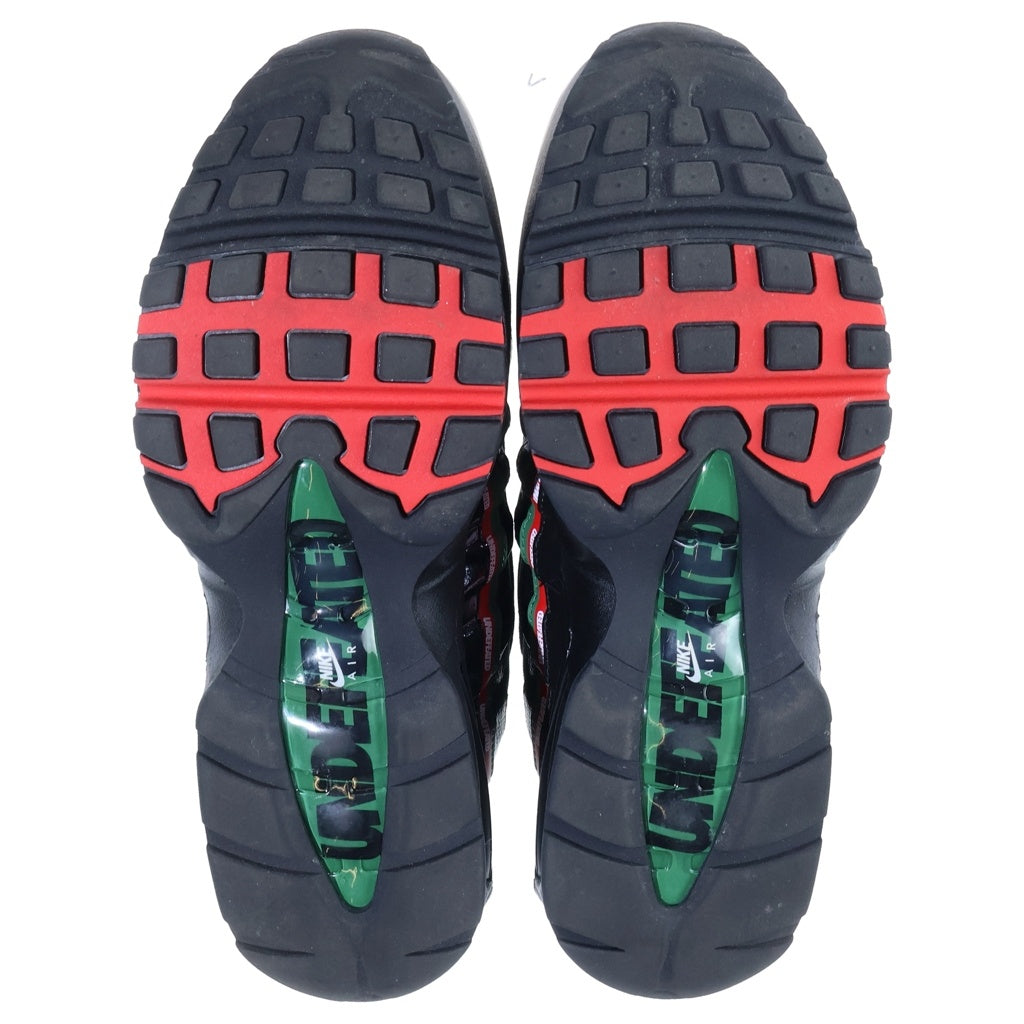 NIKE(ナイキ) ×UNDEFEATED AIR MAX 95 SP IB4453-001 アンディフィーテッド エアマックス95 ローカットスニーカー ブラック US10.5/28.5