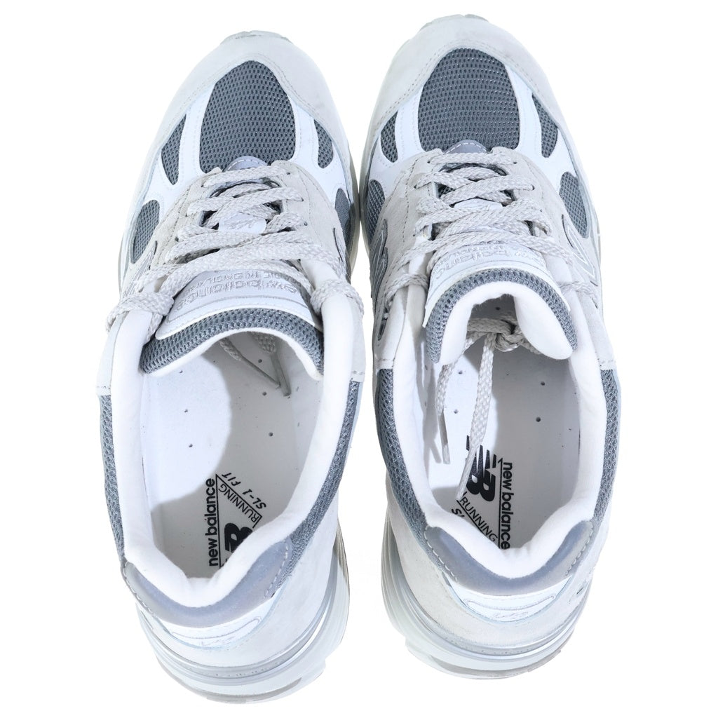New Balance(ニューバランス) U991LG2 991V2 スウェード メッシュ ローカットスニーカー ベージュ/グレー US8.5/26.5cm