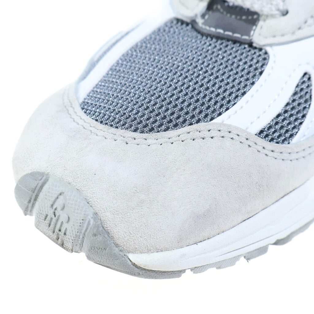 New Balance(ニューバランス) U991LG2 991V2 スウェード メッシュ ローカットスニーカー ベージュ/グレー US8.5/26.5cm