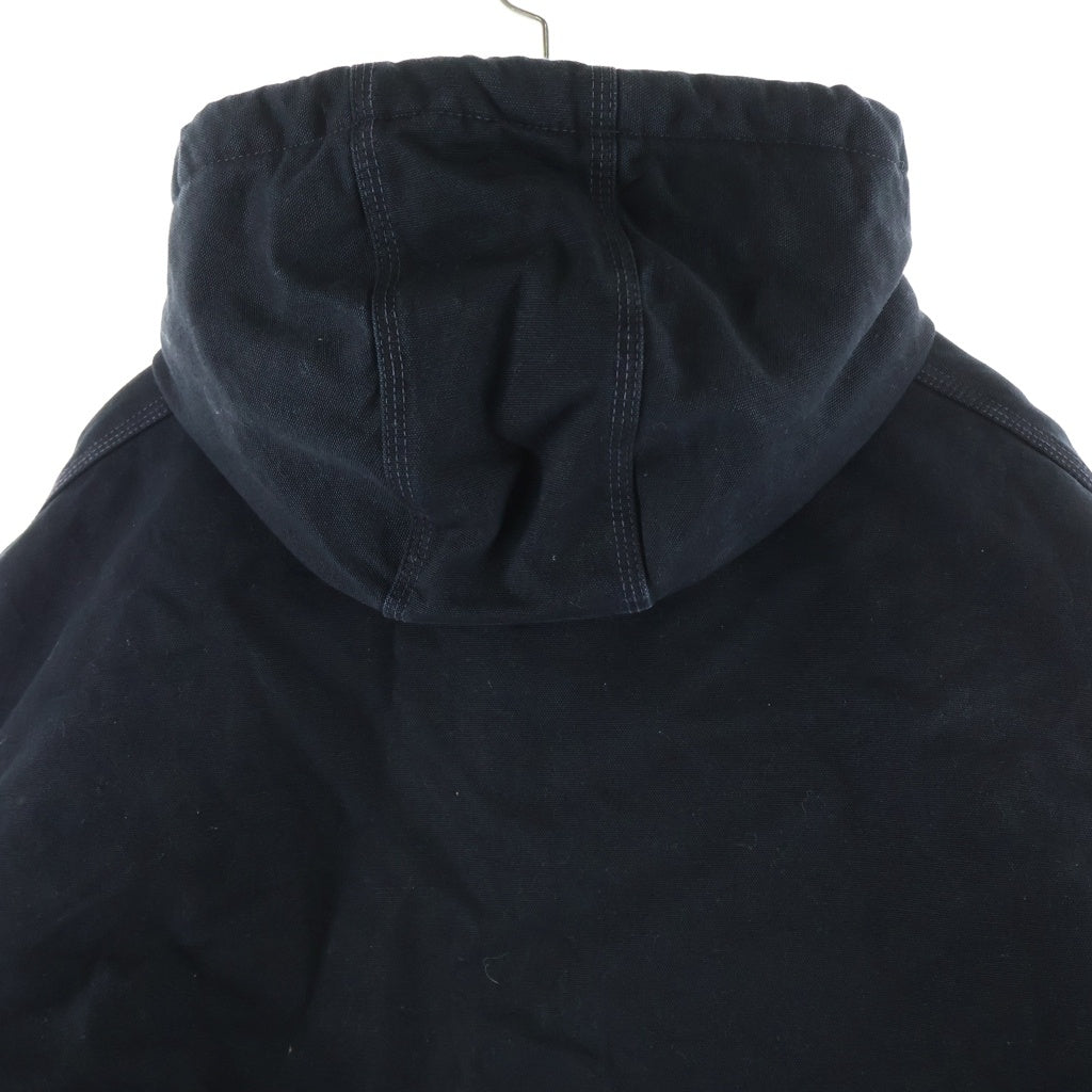 CARHARTT(カーハート) WASHED DUCK INSULATED ACTIVE JACKET アクティブ ジップアップ フーデッド ダックジャケット ブラック