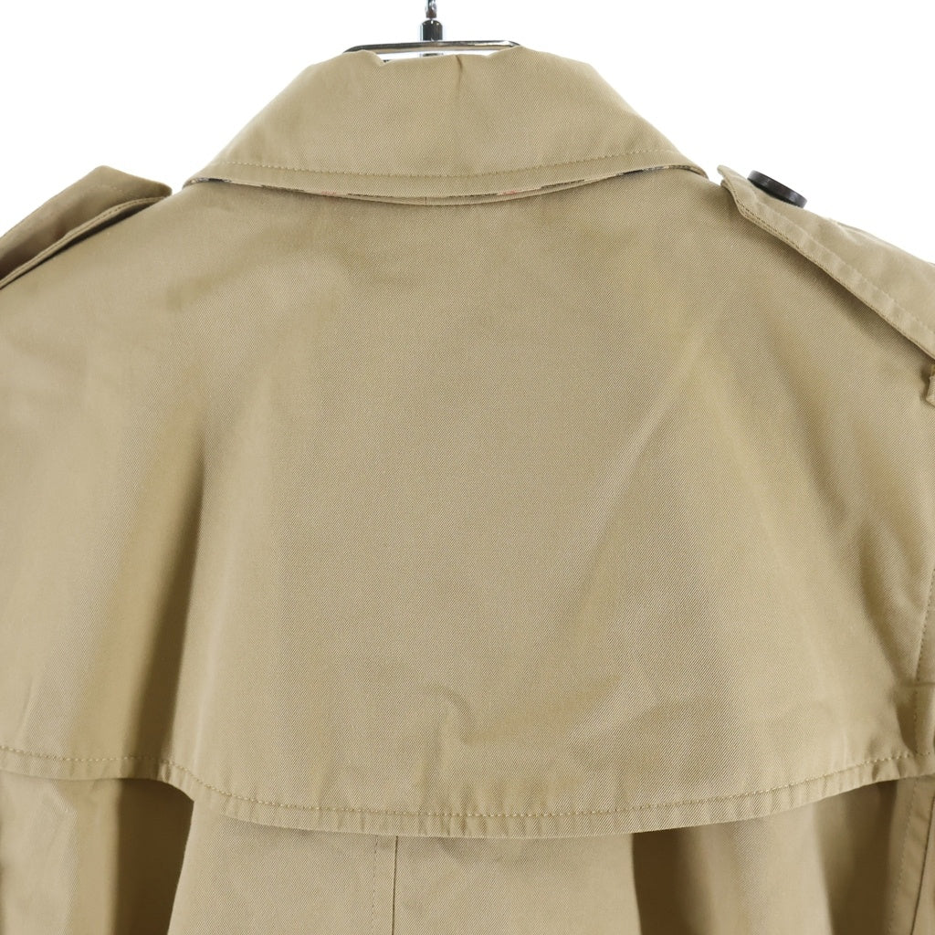 BURBERRY(バーバリー) 裏地ノヴァチェック トレンチコート コットン イタリア製 ベージュ ITGORCON25CIP レディース
