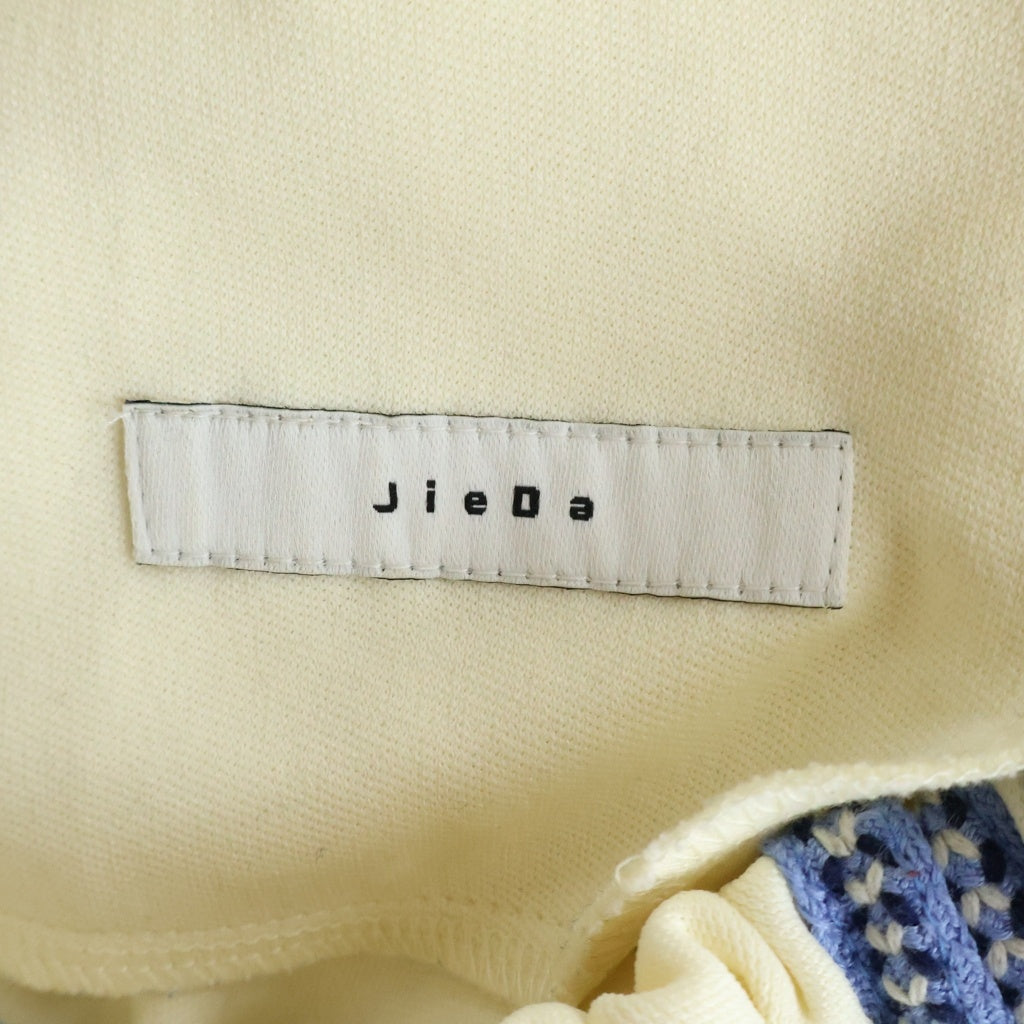 Jieda(ジエダ) 5 STRIPE JERSEY PANTS 5ストライプ ジャージーパンツ サイドライン トラックパンツ ホワイト/ブルー jie-23S-PT11