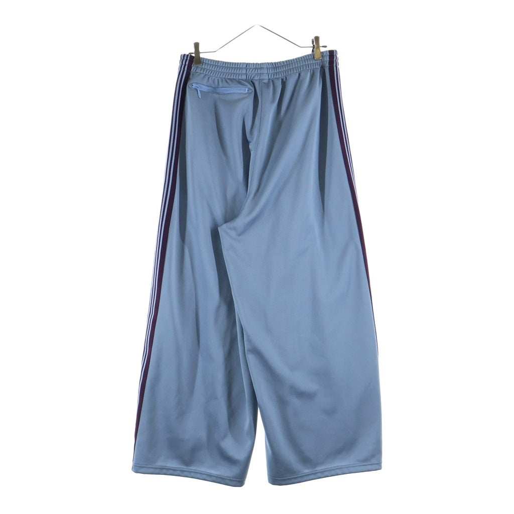Needles(ニードルス) 25SS H.D. TRACK PANTS パピヨン刺繍 ジップアップ トラックパンツ ブルー QV1626