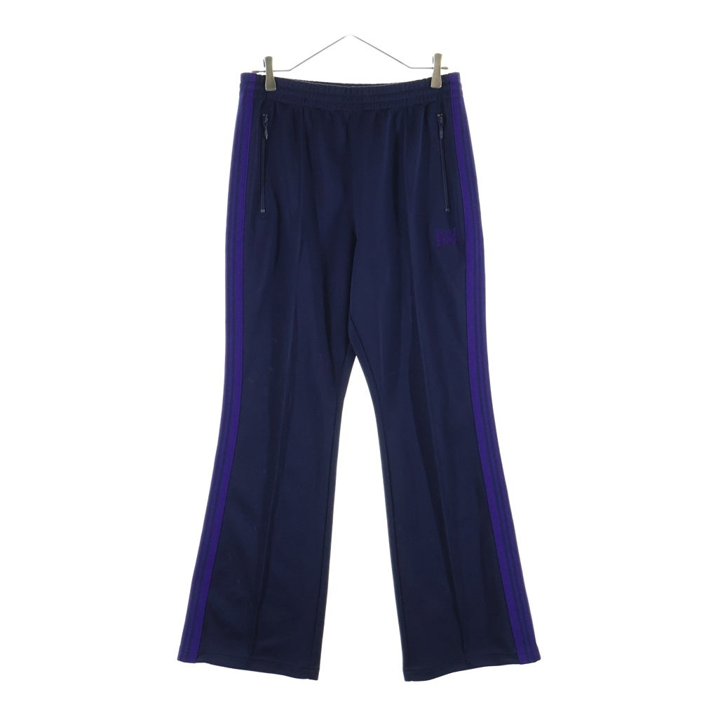 Needles(ニードルス) 23AW Boot Cut TRACK PANT パピヨン刺繍 ブーツカット フレア サイドライン トラックパンツ ブラック/パープル NS248