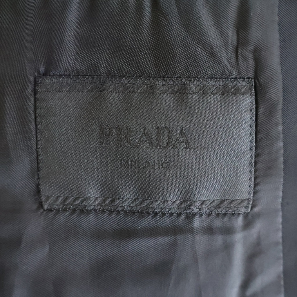 PRADA(プラダ) シングル 2B テーラードジャケット ブラック