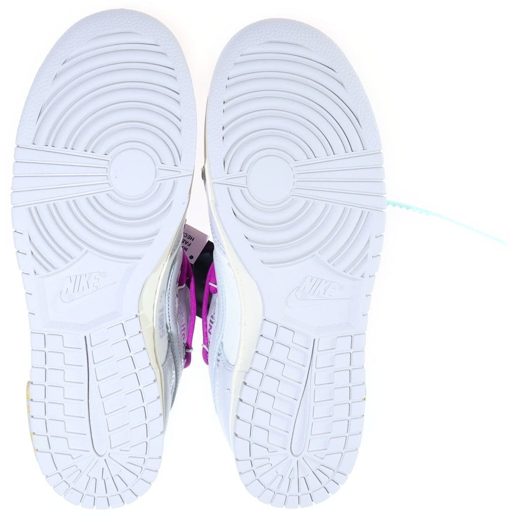 NIKE(ナイキ) ×OFF-WHITE DUNK LOW 1 OF 50 LOT.21 オフホワイト ダンク ローカットスニーカー グレー/ホワイト US10.5/28.5cm DM1602-100