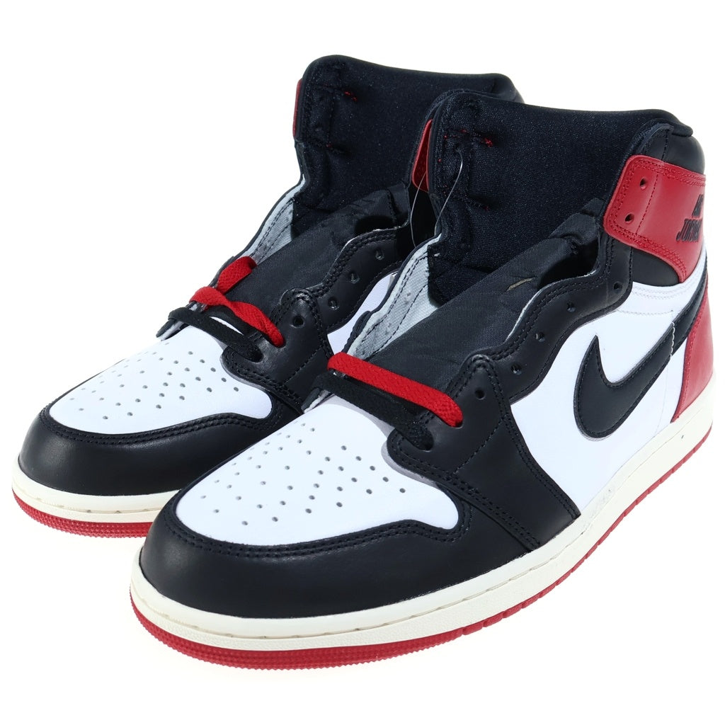 NIKE(ナイキ) AIR JORDAN1 RETRO HIGH OG BLACK TOE REIMAGINED エアジョーダン1 レトロ ブラックトゥ リイマジンド ハイカットスニーカー レッド/ホワイト US11/29cm DZ5485-106