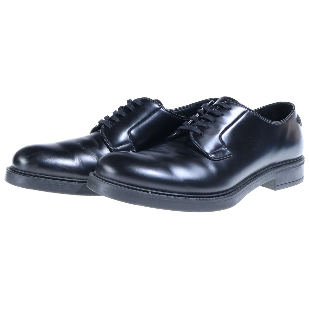 PRADA(プラダ) トライアングルロゴ レースアップ レザー ドレスアップシューズ ブラック 2EG394