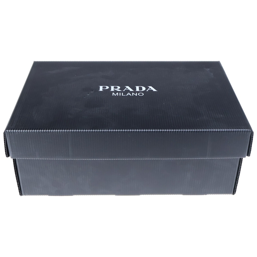 PRADA(プラダ) トライアングルロゴ レースアップ レザー ドレスアップシューズ ブラック 2EG394