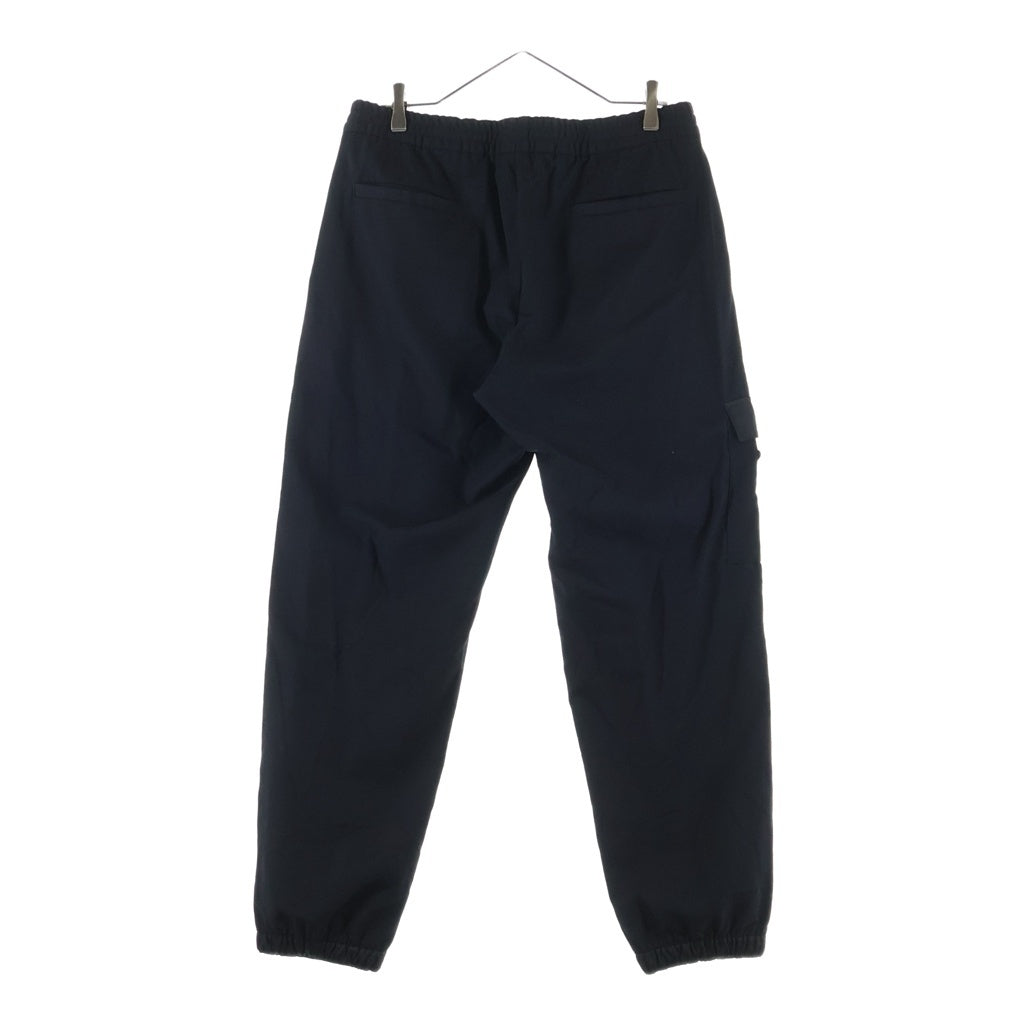 PRADA(プラダ) 22SS トライアングルロゴプレート ウール イージートラックパンツ カーゴパンツ ブラック SPH178