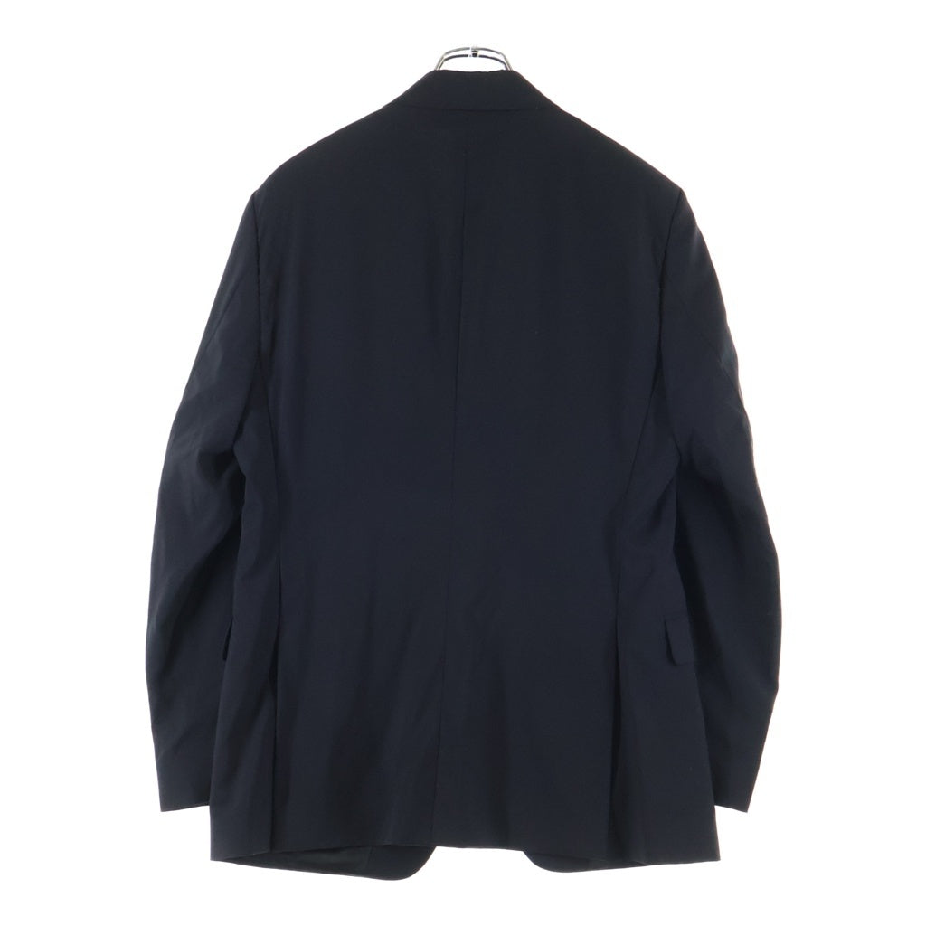 PRADA(プラダ) 21AW ウール シルク ノッチドラペル 2B テーラードジャケット ブラック UAA385