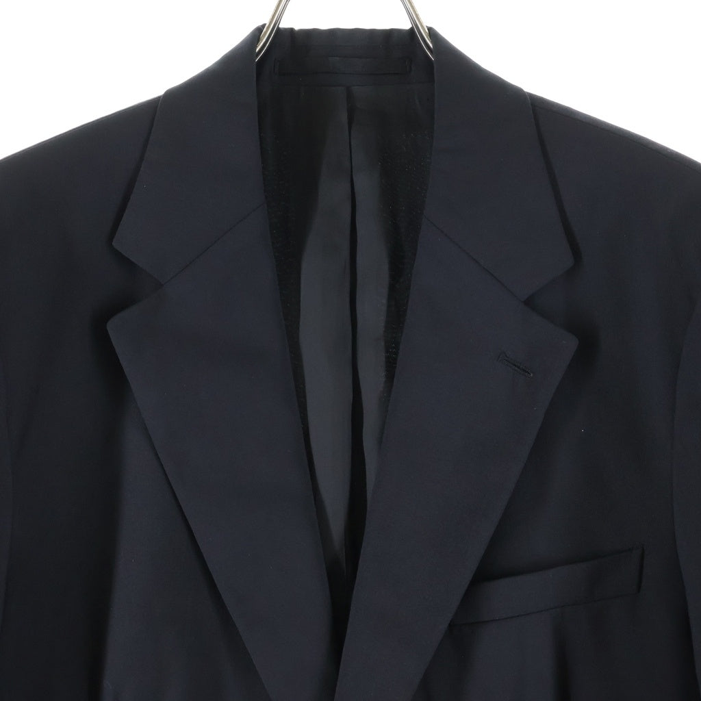 PRADA(プラダ) 21AW ウール シルク ノッチドラペル 2B テーラードジャケット ブラック UAA385